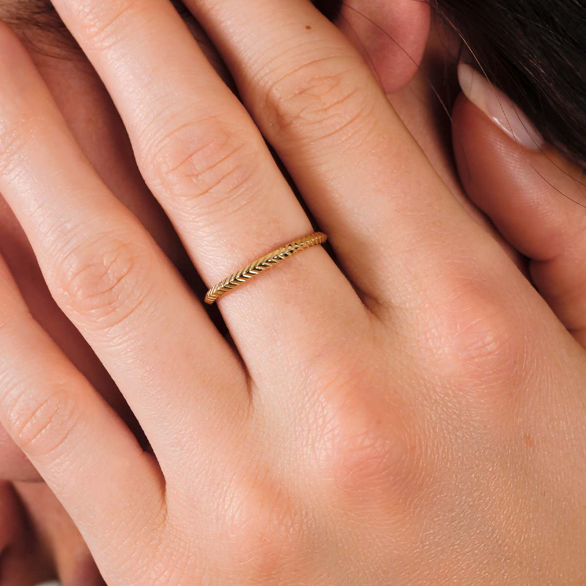 Bague "Rêveur" Or jaune