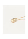 PDPAOLA Collier zodiaque en argent doré- Verseau - CO01-566-U