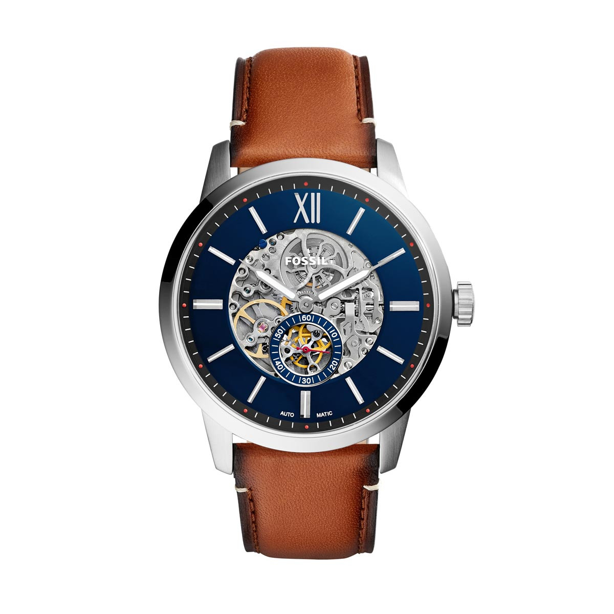 Montre Fossil Automatic homme automatique en cuir - ME3154