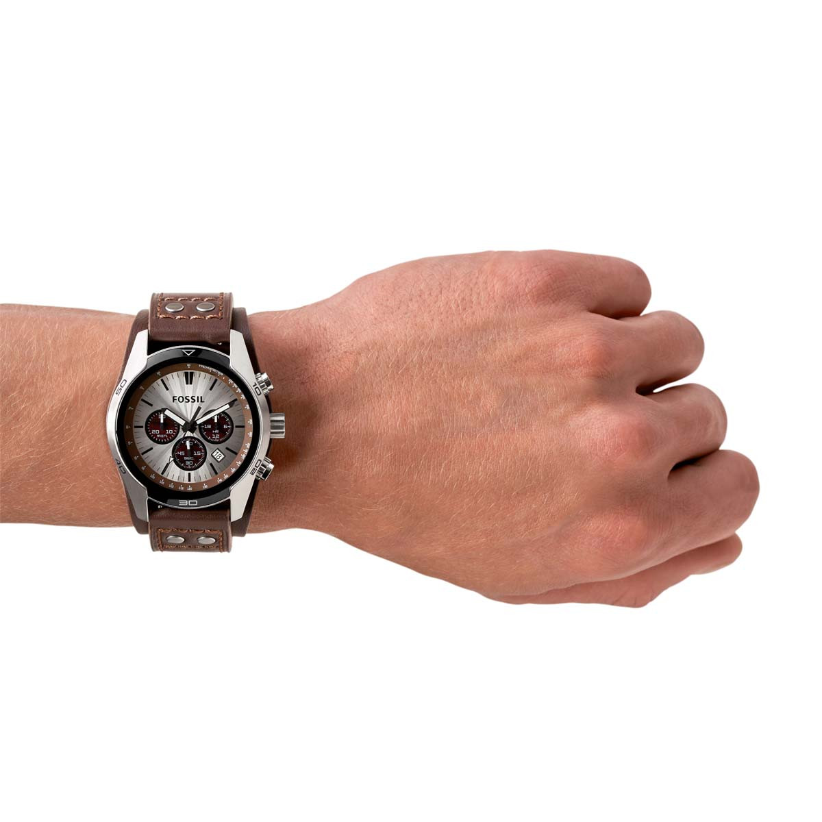 Montre Fossil Coachman homme quartz en cuir - CH2565 Montre Fossil Coachman homme quartz en cuir - CH2565