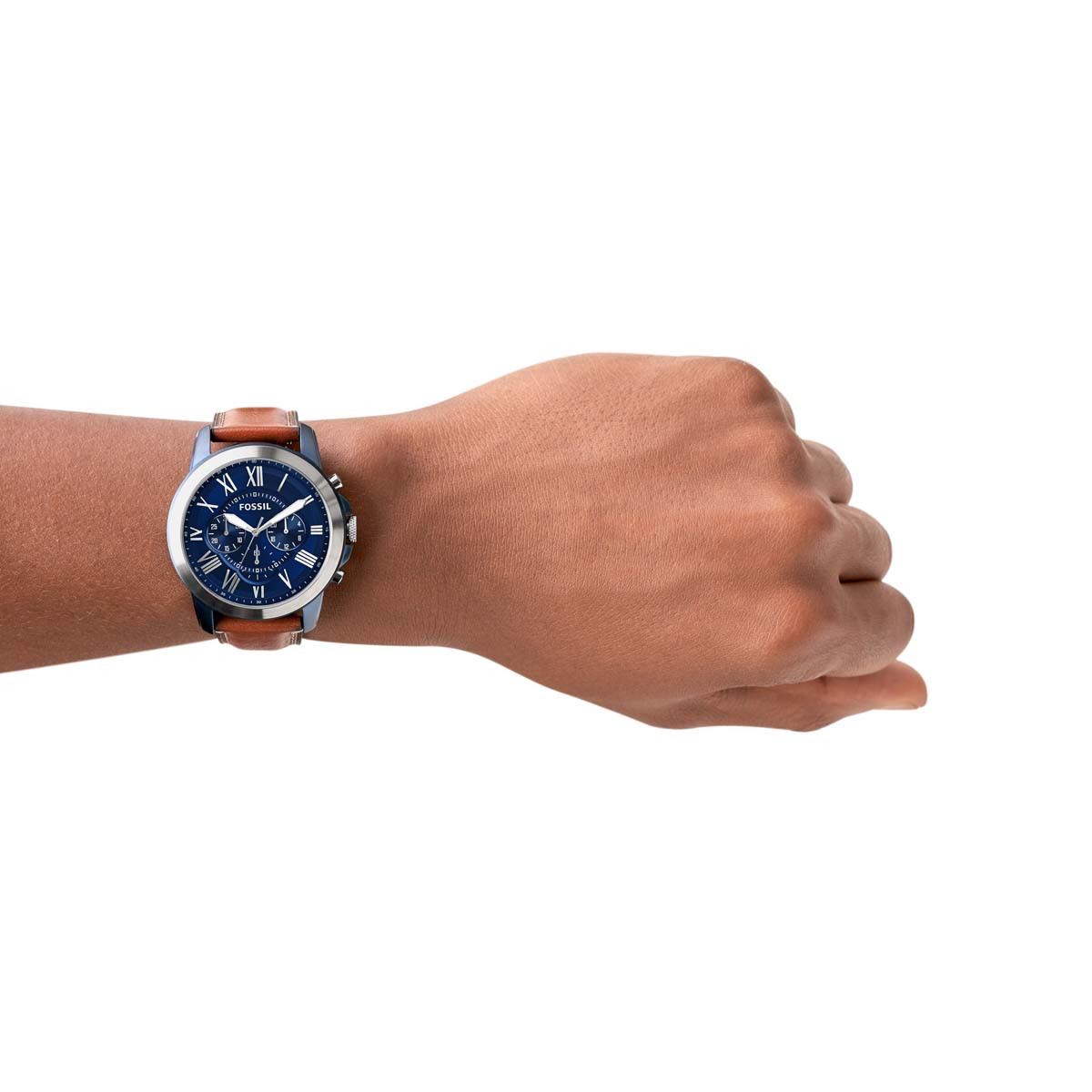 Montre Fossil Grant homme quartz en cuir - FS5151 Montre Fossil Grant homme quartz en cuir - FS5151