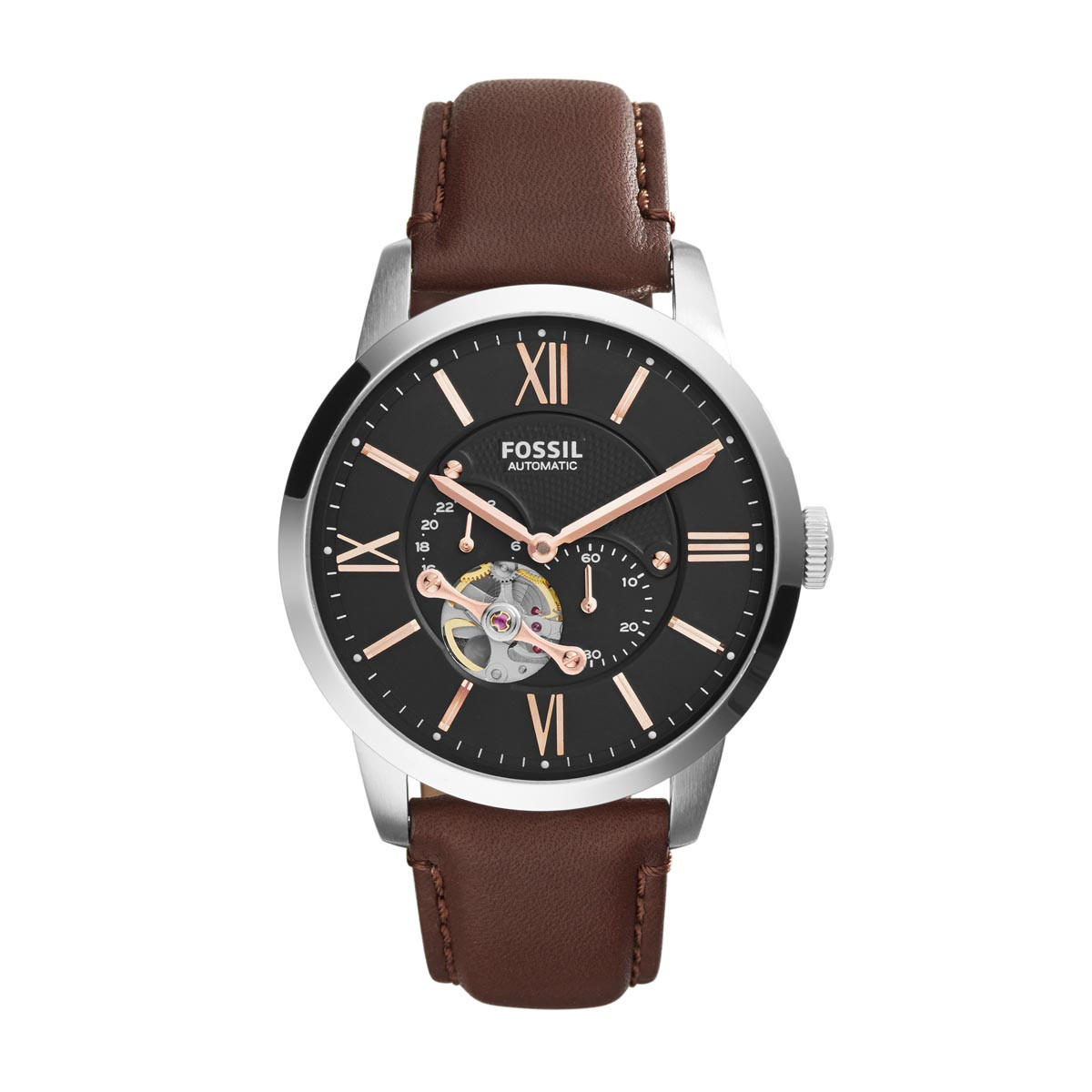 Montre Fossil Automatic homme automatique en cuir - ME3061