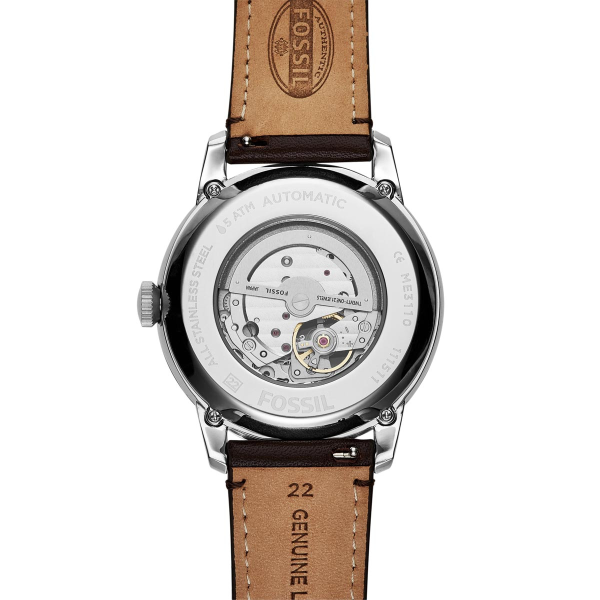 Montre Fossil Automatic homme automatique en cuir - ME3110 Montre Fossil Automatic homme automatique en cuir - ME3110
