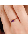Bague "Rose Quartz" Or rose