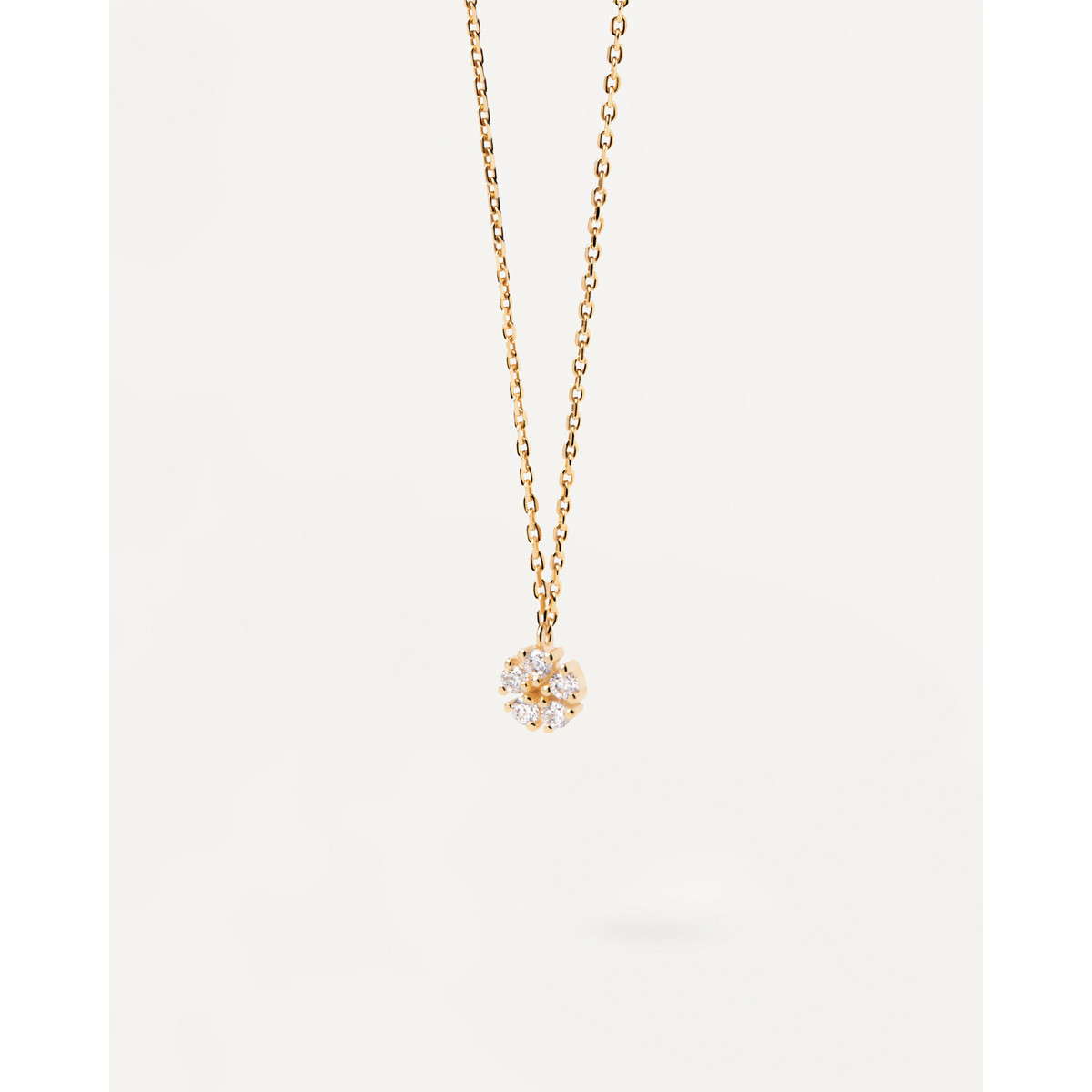 PDPAOLA Collier en argent doré- Daisy - CO01-498-U PDPAOLA Collier en argent plaqué or - Daisy - CO01-498-U