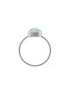 Bague argentée "Ella" Amazonite verte