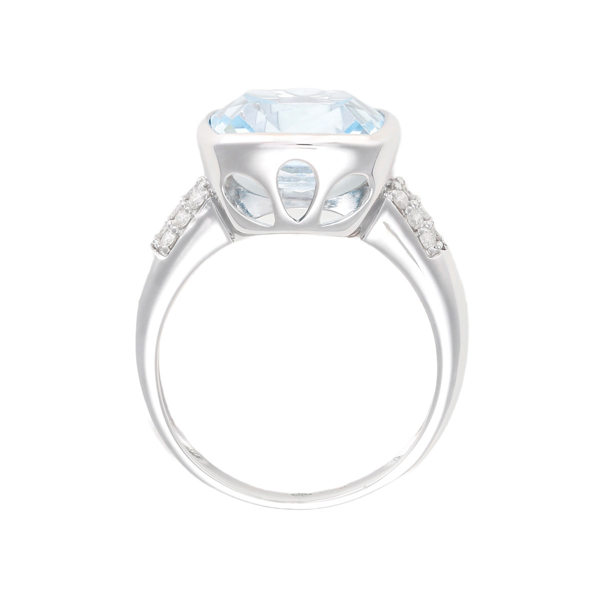 Bague "Lagon" Or, Topaze et Diamants Bague "Lagon" Or, Topaze et Diamants