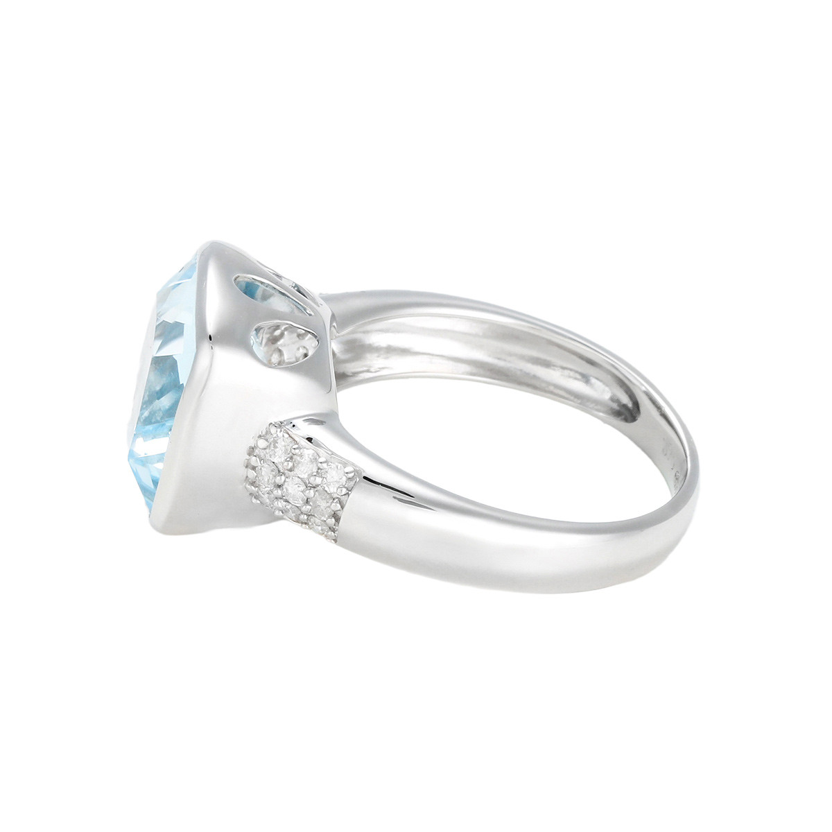 Bague "Lagon" Or, Topaze et Diamants Bague "Lagon" Or, Topaze et Diamants