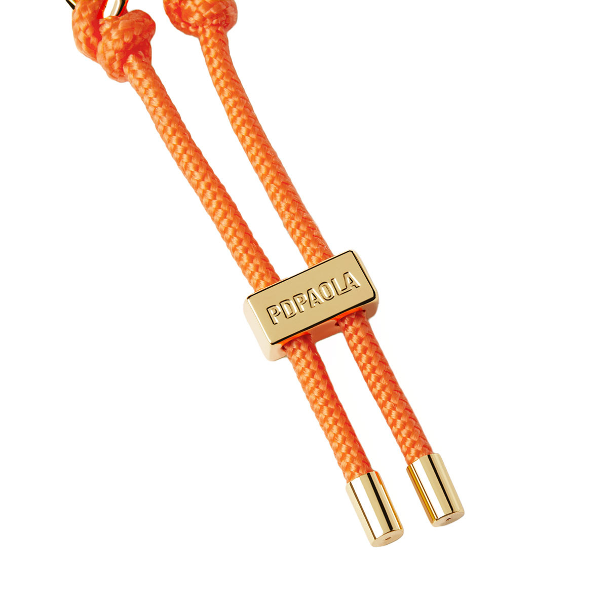 PDPAOLA Bracelet chaîne et cordon en argent plaqué or - Tangerine - PU01-686-U