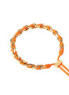 PDPAOLA Bracelet chaîne et corde en argent doré- Tangerine - PU01-686-U