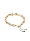 PDPAOLA Bracelet chaîne et corde en argent doré- Sky - PU01-682-U