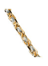PDPAOLA Bracelet chaîne et corde en argent doré- Sky - PU01-682-U