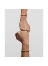 PDPAOLA Bracelet chaîne et corde en argent doré- Sky - PU01-682-U