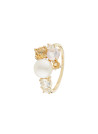 Bague Namada Or Blanc Zirconium