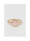 Bague "Pamela", rose quartz