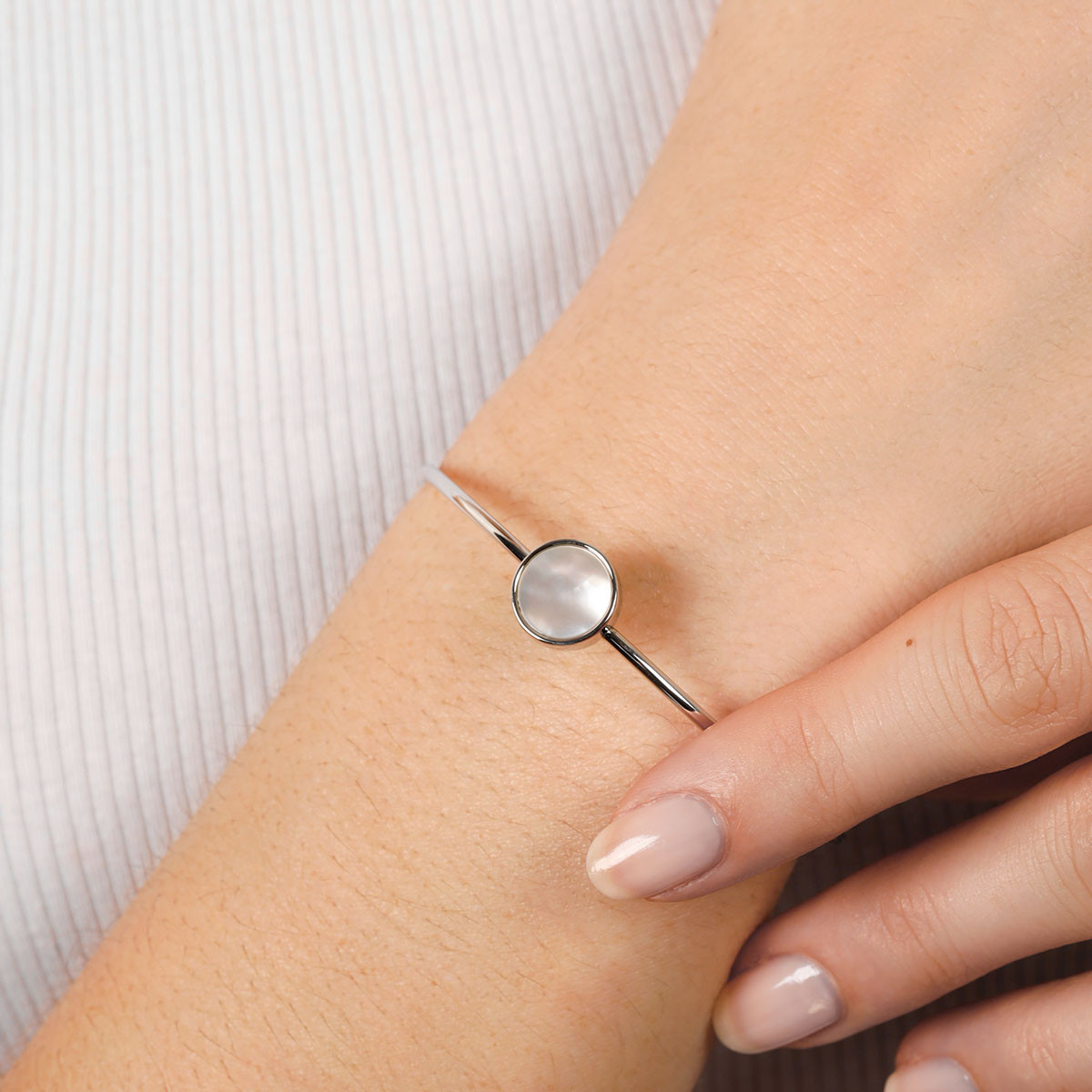 Luna Bracelet - Mother-of-pearl - Mother of pearl / Shelfish - Sézane