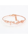 Bracelet à message Carpe diem