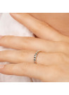 Bague Alliance Or jaune et Diamants