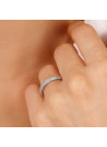 Bague Alliance "Sagesse" Or blanc