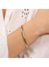Bracelet Maille "Ares" Or Jaune