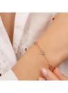 Bracelet "Colors" Or et Améthystes