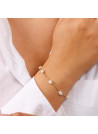 Bracelet Rosefield "Multi Pearl Bracelet Gold" - JBLPG-J603