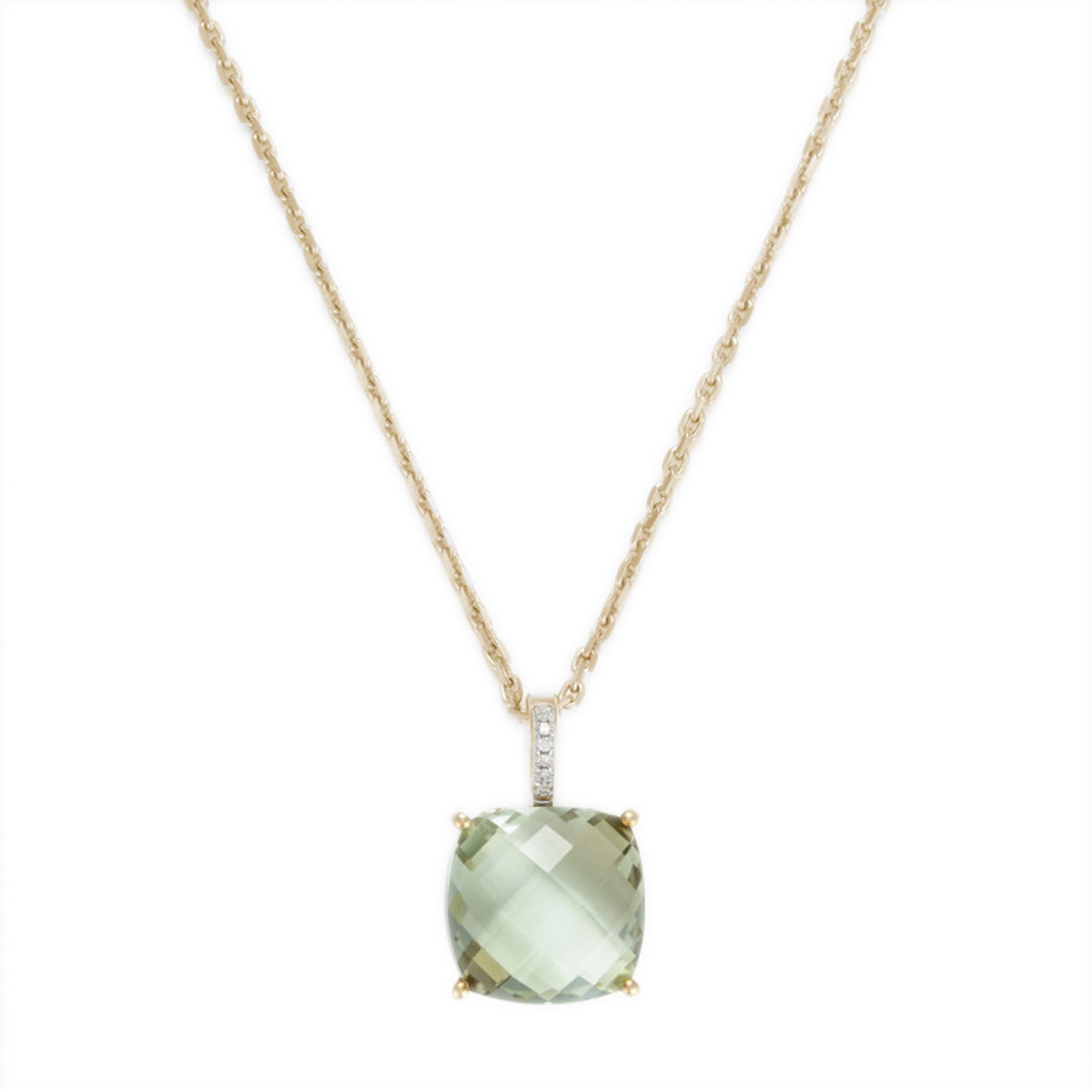 Pendentif "Olivia" Or, Améthyste et Diamants Pendentif "Olivia" Or, Améthyste et Diamants