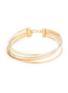 Bracelet " Fabiola" Or Tricolore