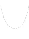 Collier Or Blanc et Diamant