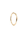 PDPAOLA Bague en argent plaqué or - Spiral Gold - AN01-804
