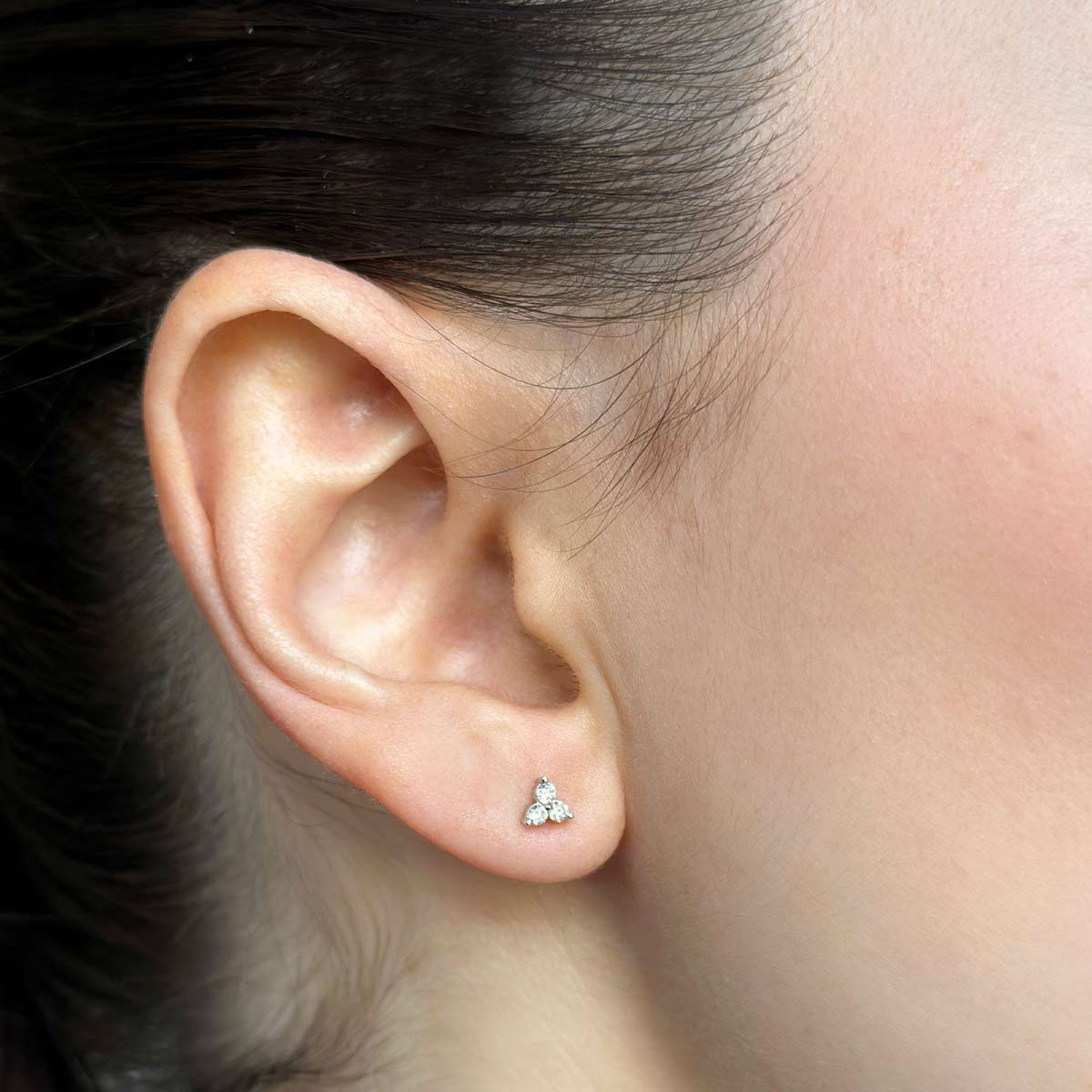 Boucles d'oreilles "Anna" Or et Diamants