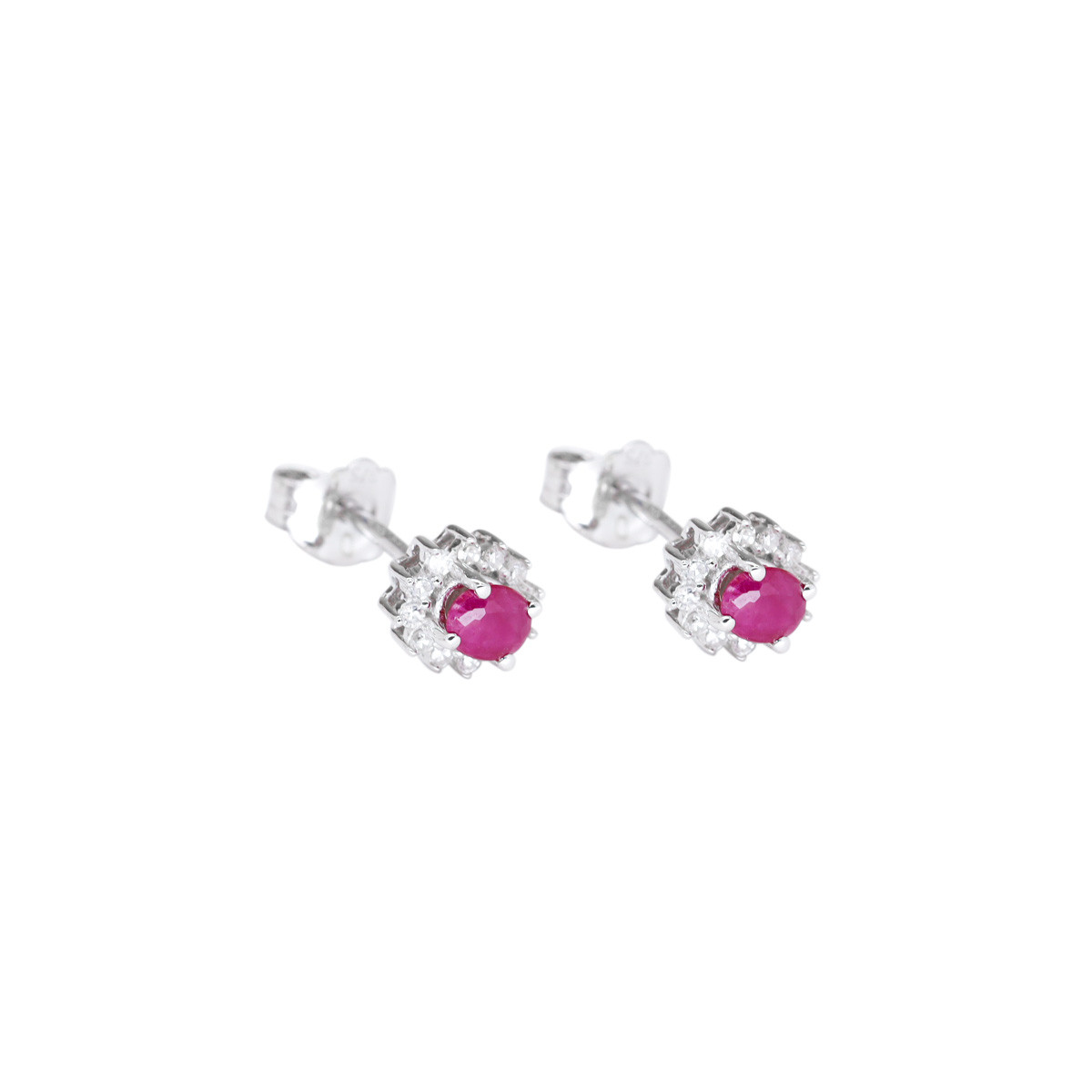 Boucles d'oreilles "Etoile" Or, Rubis et Diamants Boucles d'oreilles "Fleurie" Rubis D0,12/24 E0,30/2
