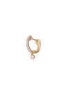 Boucle d'oreille "Créole Charms" Or et Diamants