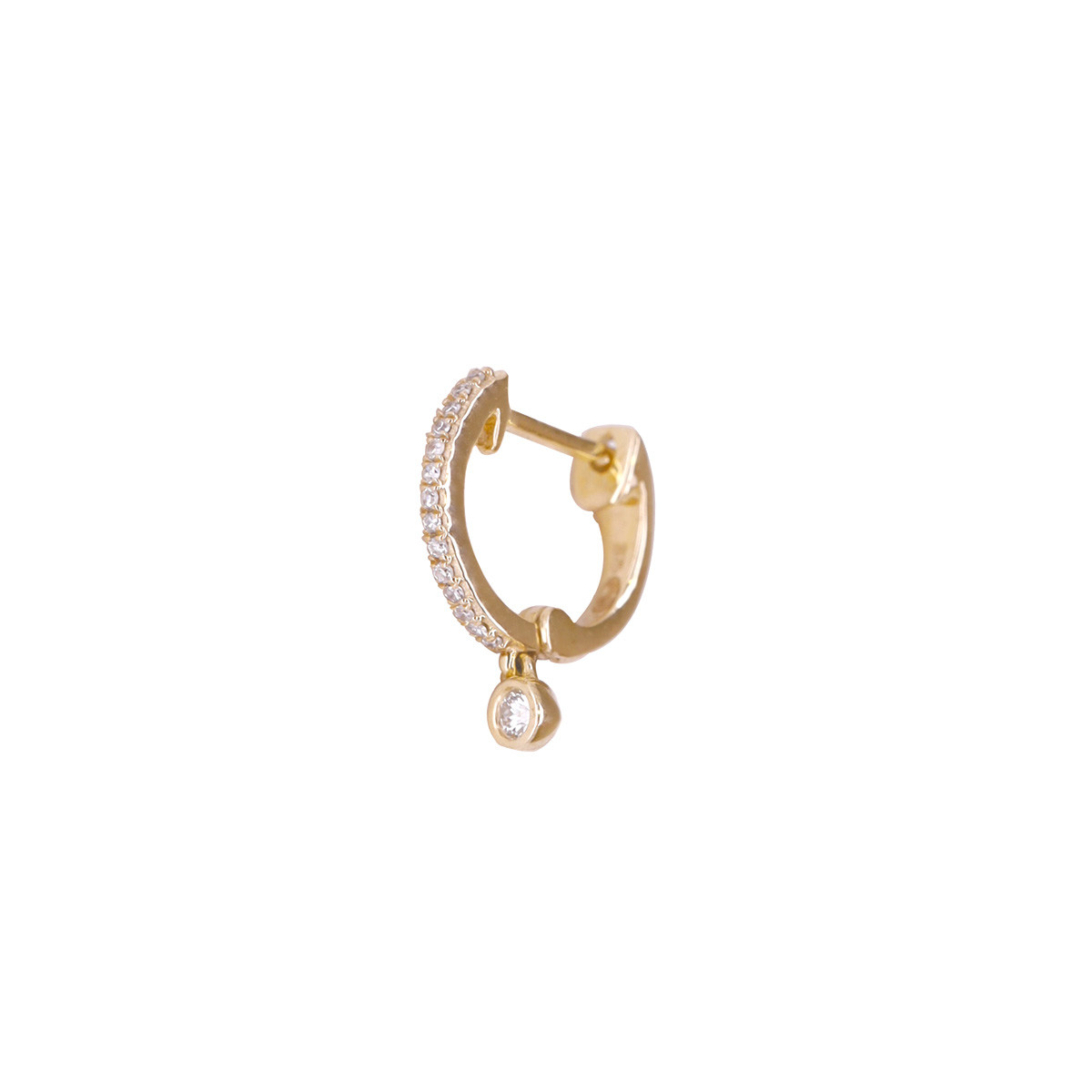 Boucle d'oreille "Créole Charms" Or et Diamants Boucles d'oreilles "Créole Charms" Or et Diamants