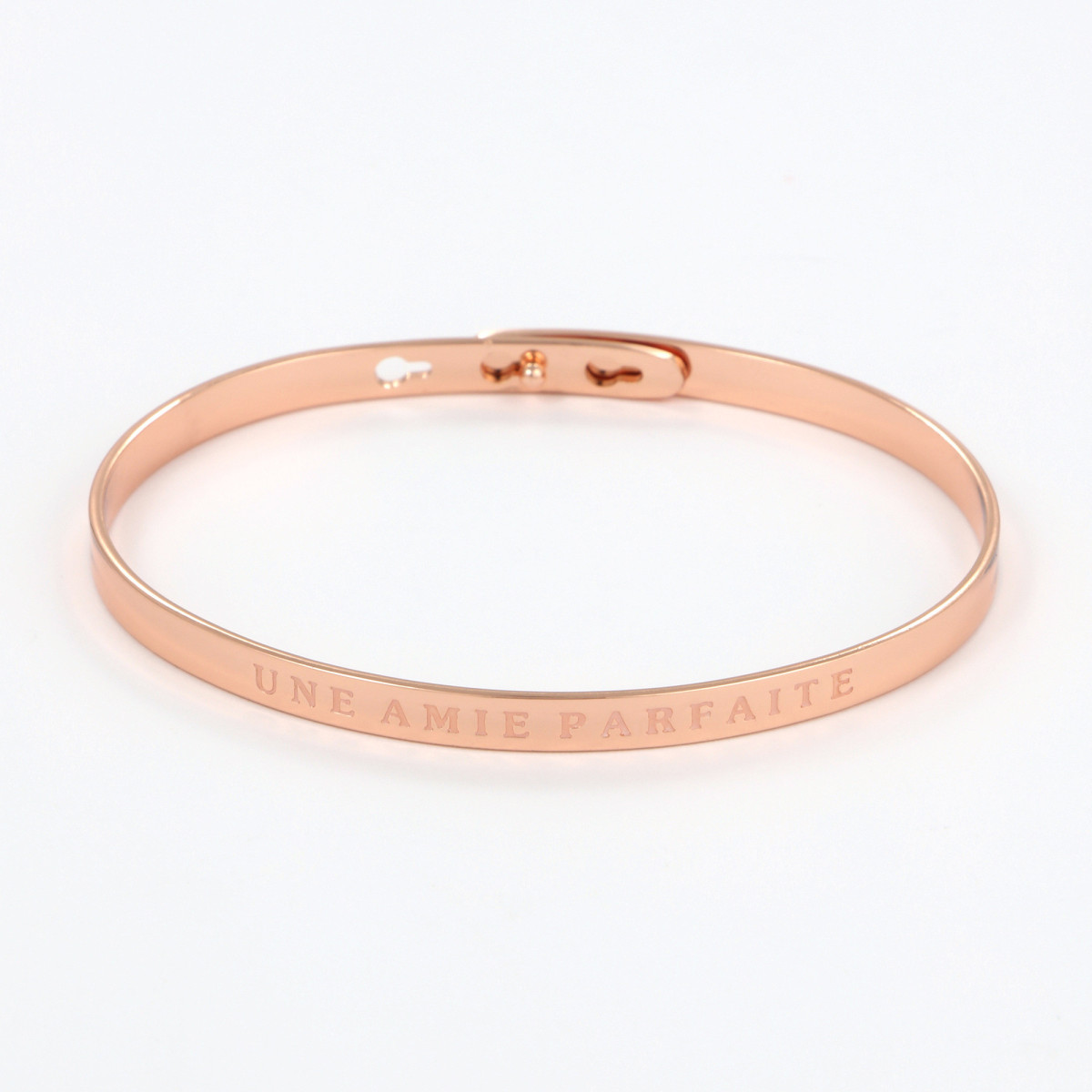 Bracelet à message Une amie parfaite Bracelet à message "Une Amie Parfaite" Laiton rosé