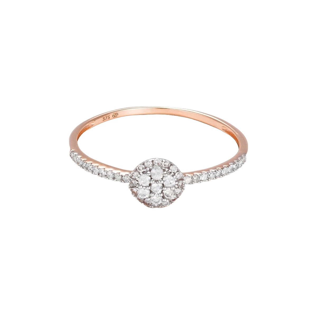 Bague "Côme" Or et Diamants Bague "Victoire" Or rose et Diamant