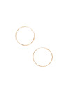 Boucles d'oreilles "Créoles twistées 20 mm" Or