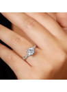 Bague "Tourbillon" Or blanc