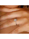 Bague "Beauty Queen" Or blanc et Diamants
