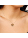 Pendentif arbre médaille Or Jaune