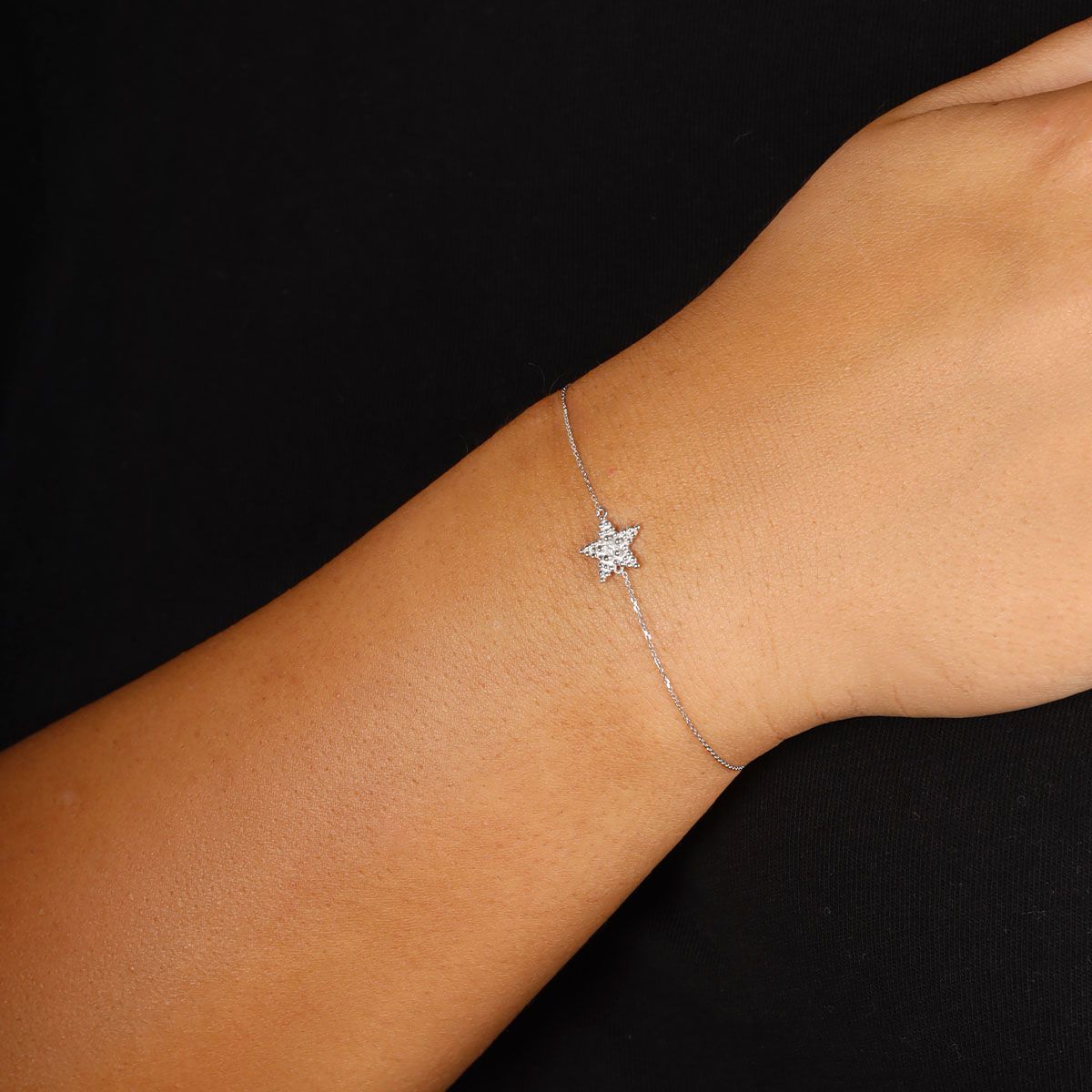 Bracelet Or Blanc et Diamant