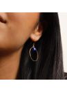 Boucles d'oreilles "Véro" Lapis