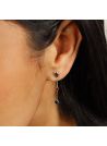 Boucles d'oreilles Or jauneet zirconium