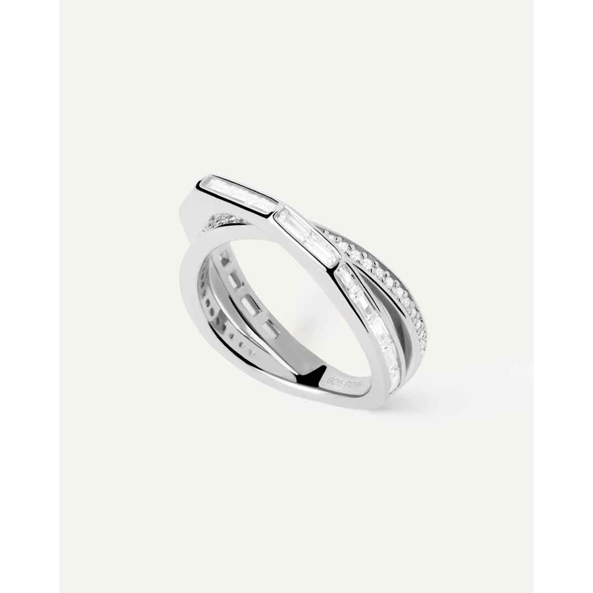 PDPAOLA Bague en argent - Olivia - AN02-A10