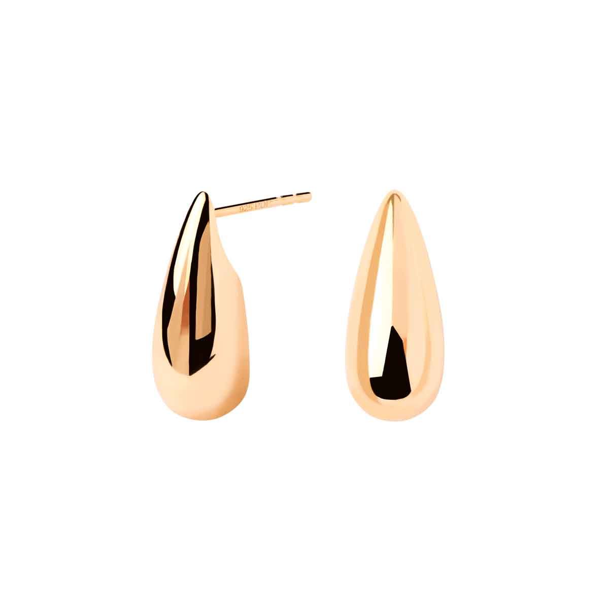 PDPAOLA Boucles d'oreilles en argent plaqué or - Large Sugar - AR01-881 PDPAOLA Boucles d'oreilles en argent plaqué or - Large Sugar - AR01-881