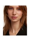 PDPAOLA Collier en argent plaqué or - White Solitary - CO01-060