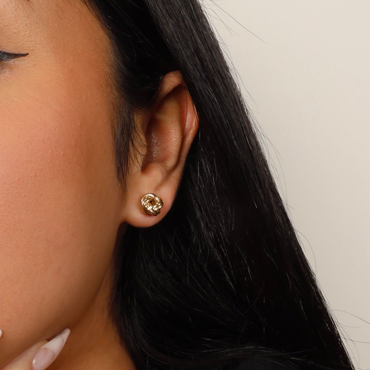 Boucles d'Oreilles "Noeud"Or jaune Boucles d'oreilles "Resplendissant" Or jaune