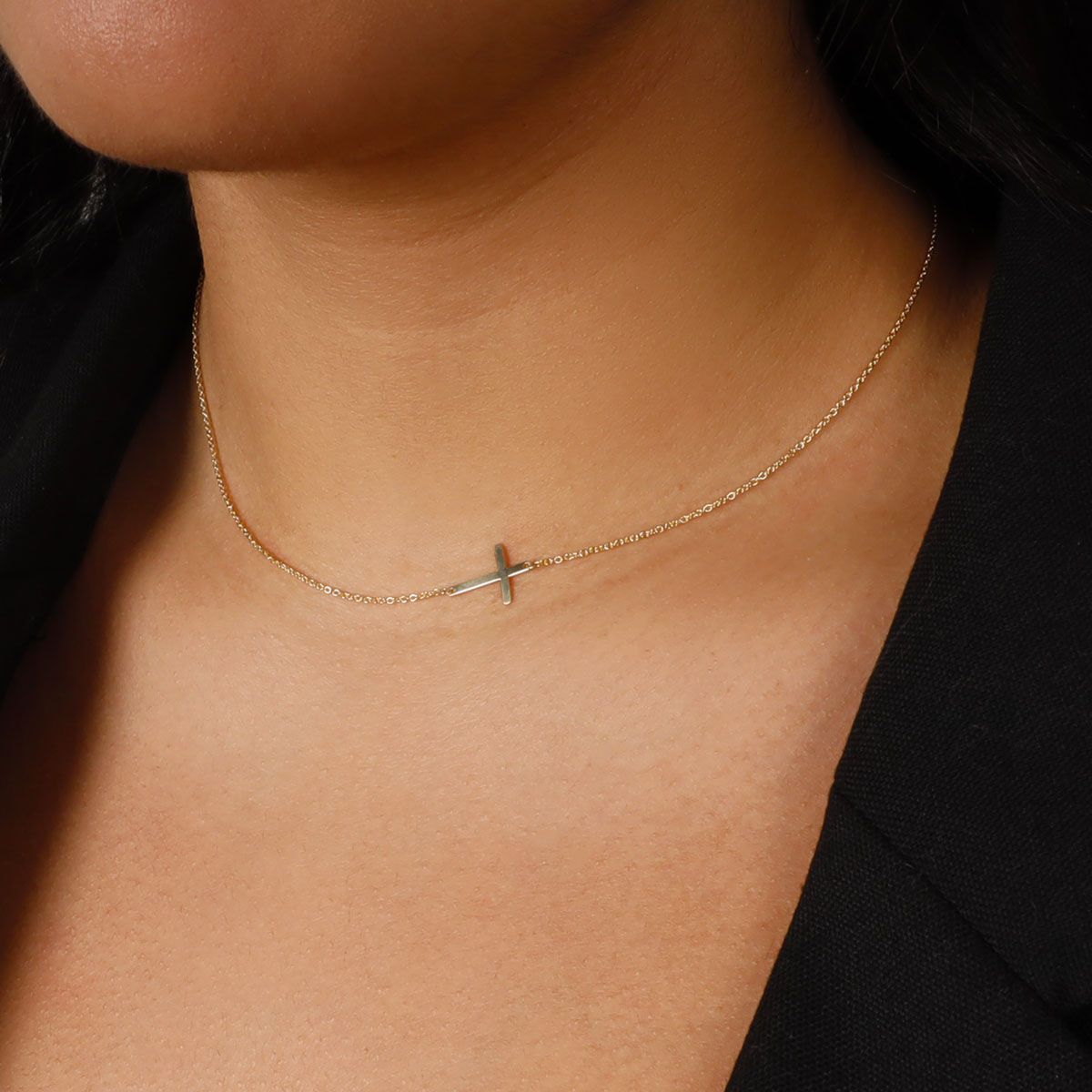 Collier "Petite croix" Or Jaune Collier "Petite croix" Or Jaune