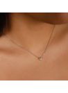 Pendentif "Petit Coeur" Or blanc et Diamants