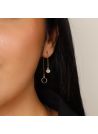 Boucles d'oreilles 'Manuela' Aventurine rose